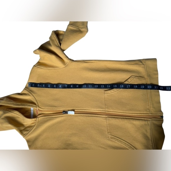 Cat & Jack Boys Yellow Fleece Zip-Up Hoodie Size M (8/10) - Picture 4 of 7